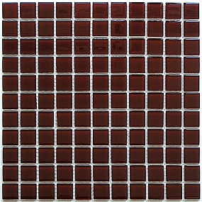 Deep brown стеклянная мозаика 300*300