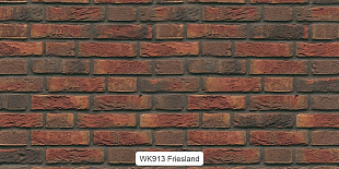 Плитка из кирпича ручной формовки Westerwaelder Klinker WK913WDF Friesland (210*20*65)
