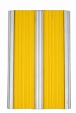 Алюминиевый профиль плоский желтый