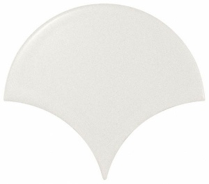 Настенная плитка / Equipe Ceramicas / /чешуя/Scale / /фан белый матовый 10.6кс12/Fan White Matt 10.6x12