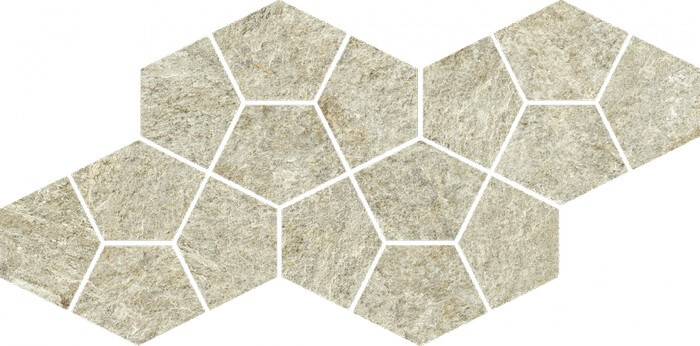 Керамогранит  / Италон / Italon / Magma / Магма/ Мозаика Минерал Призм 41,3x20,5  / Mineral Mosaico Prism 41,3x20,5