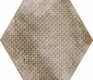 Керамогранит / Equipe Ceramicas / /городской/Urban / /шестиугольник меланге нут 25.4кс29.2 противоскользящий/Hexagon Melange Nut 25.4x29.2 antislip