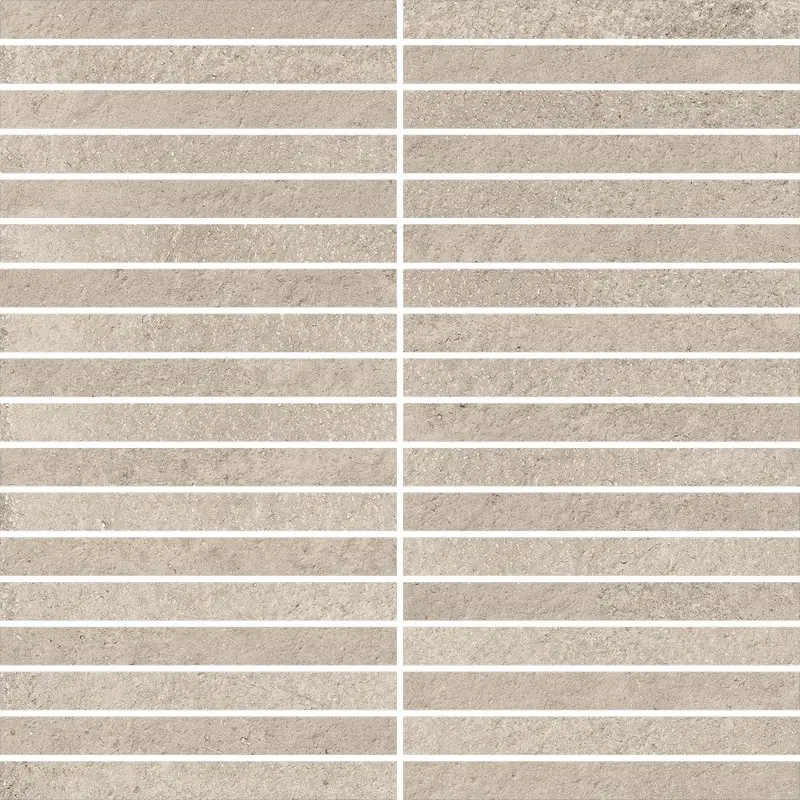 Керамогранит  / Италон / Italon / Eternum / Этернум/  Мозаика Крим Стрип 30х30  / Cream Mosaico Strip 30х30
