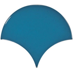 Настенная плитка / Equipe Ceramicas / /чешуя/Scale / /фан електрик синий 10.6x12глянец/Fan Electric Blue 10.6x12 глянец