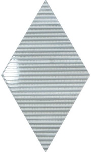 Настенная плитка / Equipe Ceramicas / /ромб стена/Rhombus Wall / /бамбу пепельный синий 15.2x26.3глянец/Bambu Ash Blue 15.2x26.3 глянец