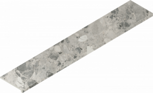 Ступень из керамогранита / Italon / Континуум / Continuum / Стоун Грей матовый/ Stone Grey matt 33х160