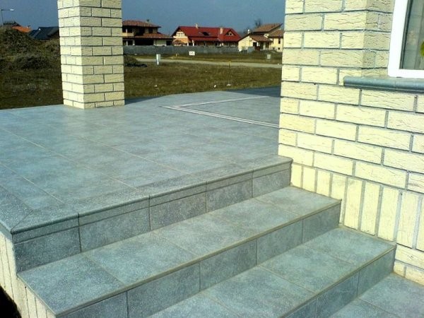 Ступени из клинкера