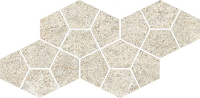 Керамогранит  / Италон / Italon / Magma / Магма/ Мозаика Айс Призм 41,3x20,5  / Ice Mosaico Prism 41,3x20,5