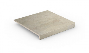 Клинкерная угловая ступень прямоугольная Loftstufe /лофт-ступень/Stroeher Gravel Blend/гравий смесь/