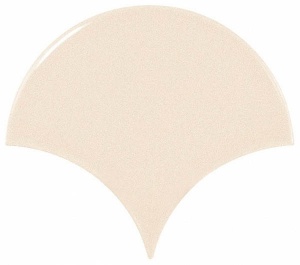 Настенная плитка / Equipe Ceramicas / /чешуя/Scale / /фан слоновая кость 10.6x12глянец/Fan Ivory 10.6x12 глянец