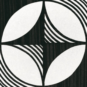 Керамогранит / Equipe / /каприке деко/Caprice Deco / /деко компасс б&в 20x20/Deco Compass B&W 20x20