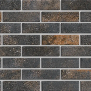 Клинкерная плитка ELEMENT KLINKER /  Эксклюзив Темный Металл матовый /Exclusive Metal Dark mat 6.5х24.5х0.9