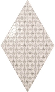 Настенная плитка / Equipe Ceramicas / /ромб стена/Rhombus Wall / /паттерн серый 15.2x26.3глянец/Pattern Grey 15.2x26.3 глянец