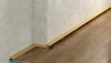 Микроплинтус LACONISTIQ /Микро/Micro 11 /мини/mini Золотой анодированный (11х5х2000мм) 5 зажимов в комплекте