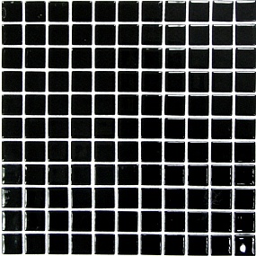 Black glass стеклянная мозаика 300*300