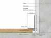Микроплинтус LACONISTIQ L /МАКСИМАЛЬНЫЙ/MAX угловой Белый матовый RAL9016 (35,6х16,2х4,9х2450мм) 7 зажимов в компл.