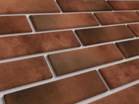Клинкерная плитка ELEMENT KLINKER / Ретро / Кирпич Чили матовый /Retro Brick Chili mat 6.5х24.5х0.9