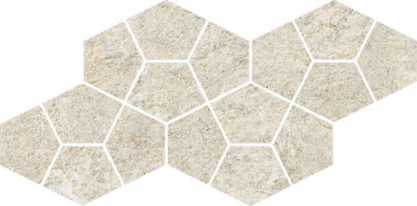 Керамогранит  / Италон / Italon / Magma / Магма/ Мозаика Айс Призм 41,3x20,5  / Ice Mosaico Prism 41,3x20,5