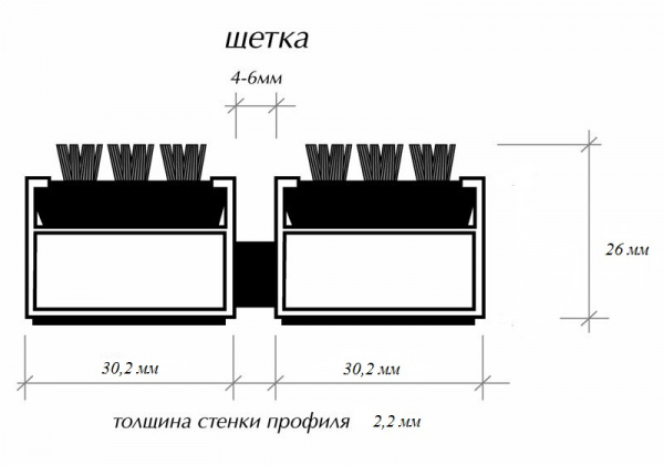 Бразис экстрим щетка, цвет серый