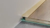 Микроплинтус LACONISTIQ /Микро/Micro 11 /мини/mini Золотой анодированный (11х5х2000мм) 5 зажимов в комплекте