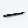 Микроплинтус LACONISTIQ /микро/micro 19 /АРМ/ARM Чёрный анодированный (19х5,5х2450мм) 7 зажимов в комплекте