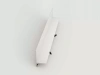 Микроплинтус LACONISTIQ /Микро-л/Micro-L угловой Белый муар RAL9016 (25,8х16,2х5х2450мм) 7 зажимов в комплекте