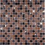 Crystal brown стеклянная мозаика 300*300