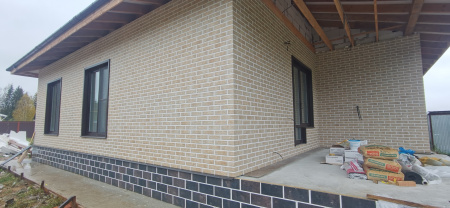 Клинкерная плитка ELEMENT KLINKER /  Кирпичный Лофт /  Соль матовый /Loft Brick Salt mat 6.5х24.5х0.9