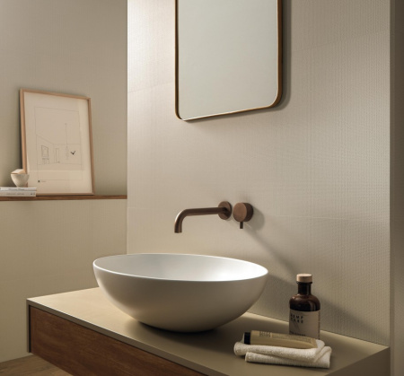Настенная плитка / Atlas Concorde /Апломб /Aplomb / Минидотс Крем 50х120 матовый/Minidots Cream 50x120 matt