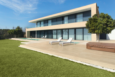 Керамогранит / Atlas Concorde / Марвел Травертин / Marvel Travertine / Вайт Вайн 60х120 Ластра /White Vein 60x120 LASTRA